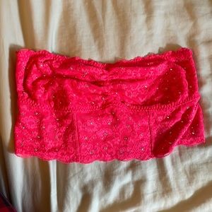 Pink bandeau from Victoria secret pink.